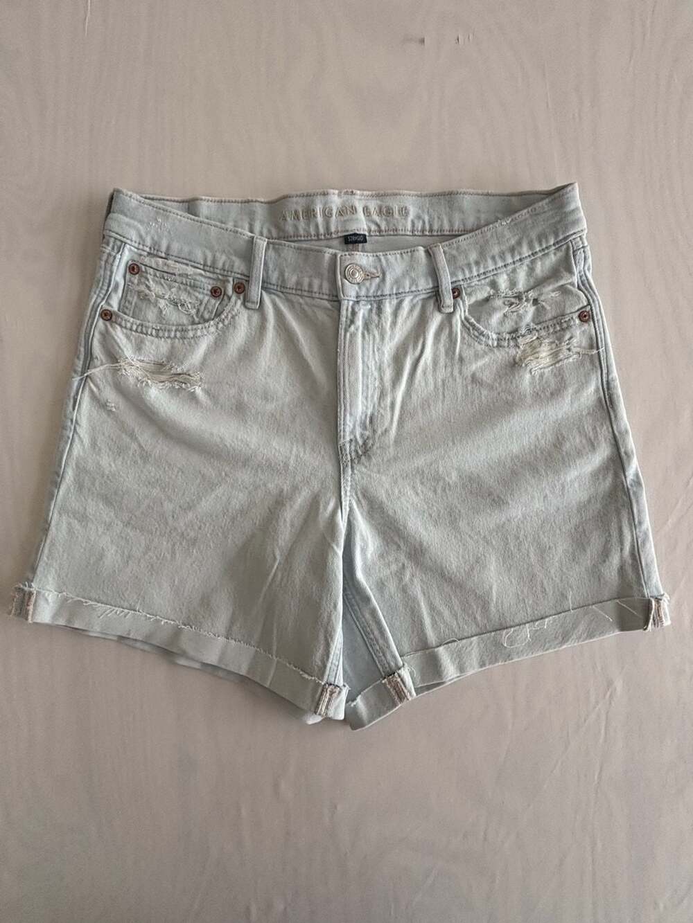 American Eagle Strigid Denim Shorts Size 10